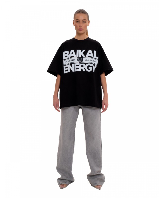 Футболка SUBORBIA x BAIKAL ENERGY Black Превью 0