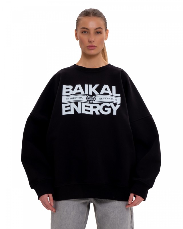 Свитшот SUBORBIA x BAIKAL ENERGY Black